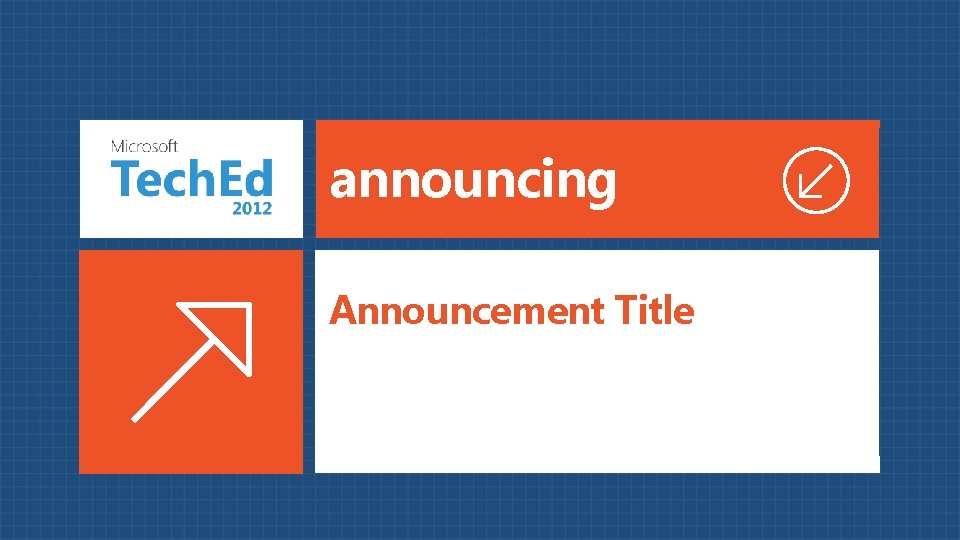 announcing Announcement Title 