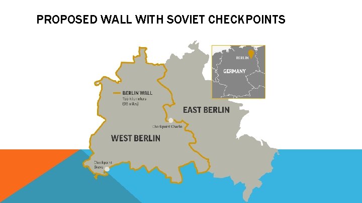 PROPOSED WALL WITH SOVIET CHECKPOINTS 