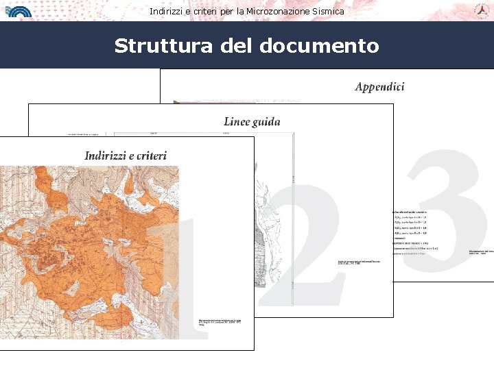 Indirizzi e criteri per la Microzonazione Sismica Struttura del documento 