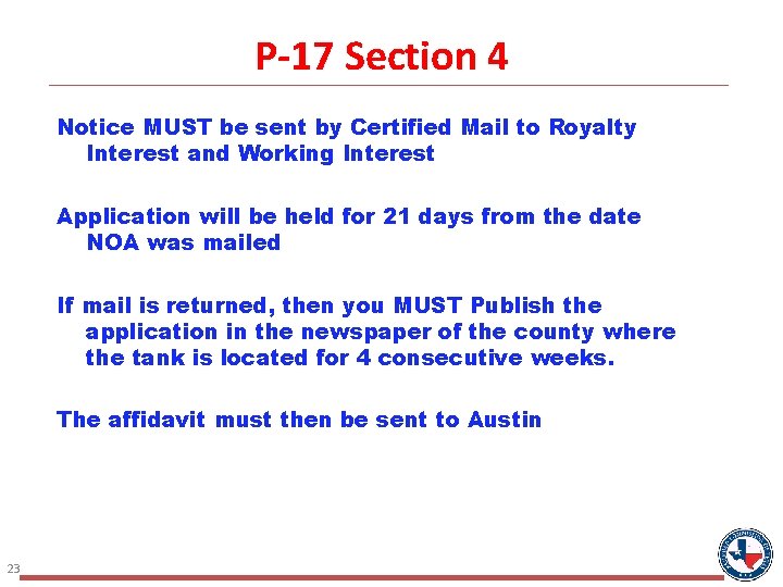 Tx Rrc Ep1 Example Railroad Commission of Texas Surface Commingling P17 Applications