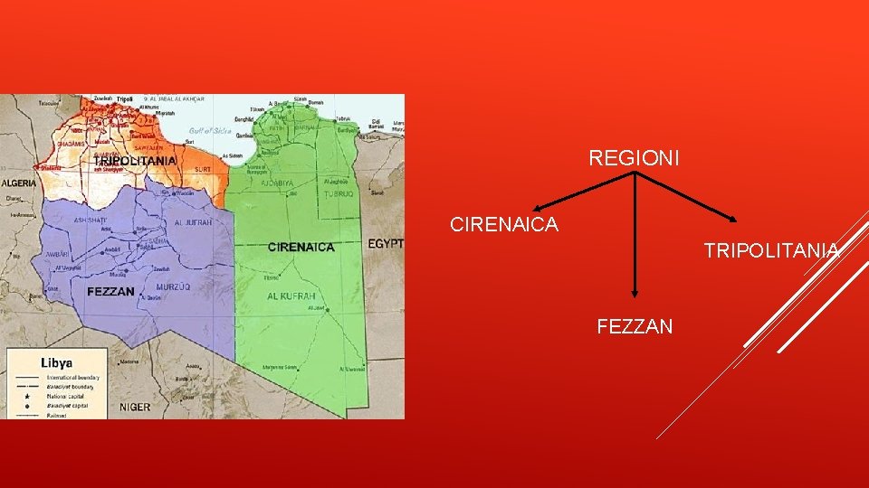 REGIONI CIRENAICA TRIPOLITANIA FEZZAN 