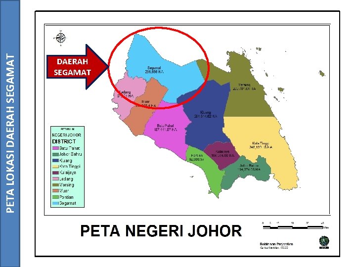 PETA LOKASI DAERAH SEGAMAT 