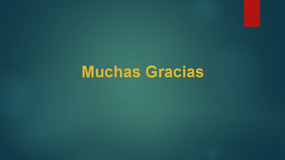 Muchas Gracias 