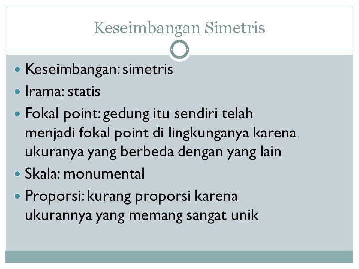 Keseimbangan Simetris 