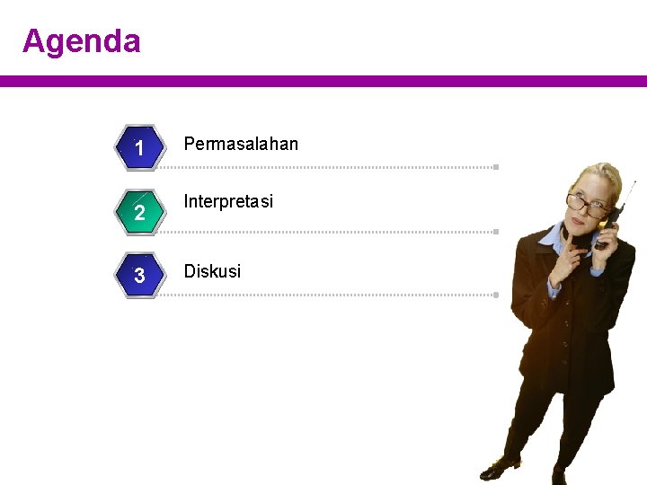 Agenda 1 2 3 Permasalahan Interpretasi Diskusi 