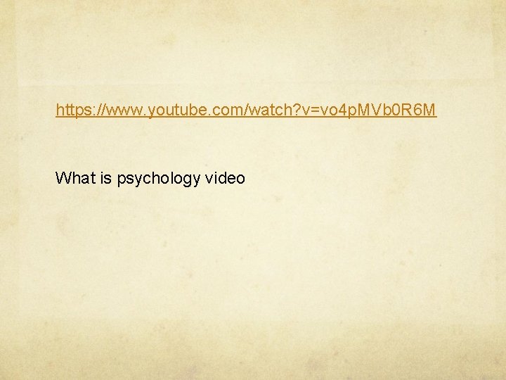 https: //www. youtube. com/watch? v=vo 4 p. MVb 0 R 6 M What is