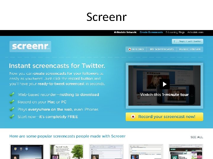 Screenr 