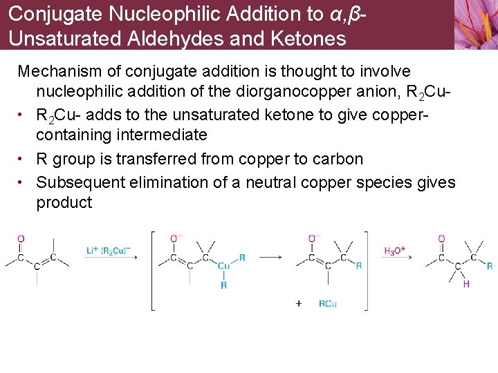 Conjugate Nucleophilic Addition to α, βUnsaturated Aldehydes and Ketones Mechanism of conjugate addition is