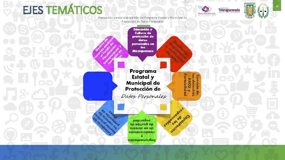 EJES TEMÁTICOS Planeación para la elaboración del Programa Estatal y Municipal de Protección de