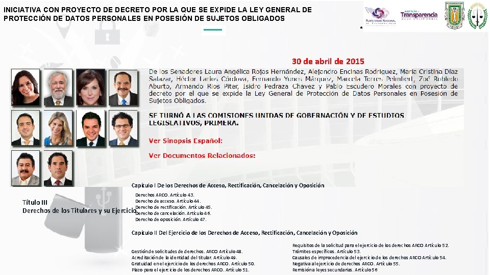 INICIATIVA CON PROYECTO DE DECRETO POR LA QUE SE EXPIDE LA LEY GENERAL DE