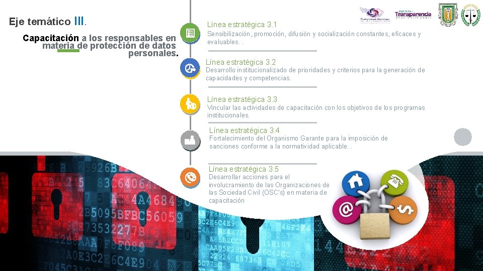 41 Eje temático III. Capacitación a los responsables en materia de protección de datos