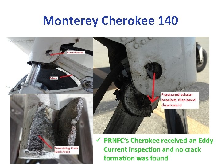 Monterey Cherokee 140 • PRNFC' ü PRNFC’s Cherokee received an Eddy Current inspection and