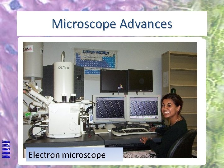 Microscope Advances Optical microscope Looking at passport for authenticity Light microscope Compound microscope Image