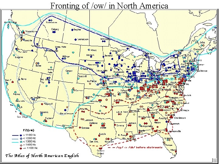 Fronting of /ow/ in North America 