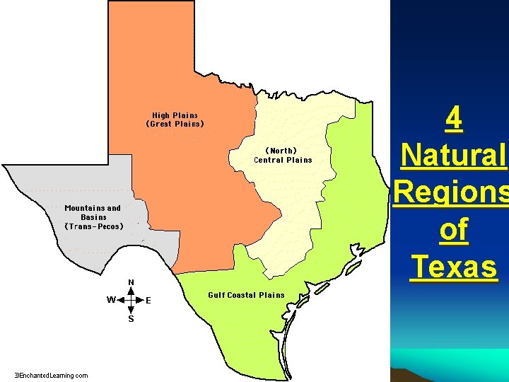 4 Natural Regions of Texas 4 Natural Regions of Texas