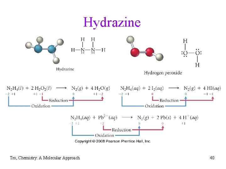 Hydrazine Tro, Chemistry: A Molecular Approach 40 