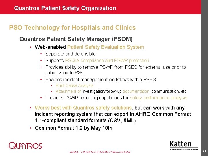 Quantros Patient Safety Organization PSO Technology for Hospitals and Clinics Quantros Patient Safety Manager