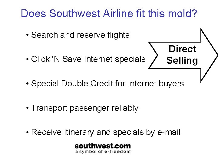 Does Southwest Airline fit this mold? • Search and reserve flights • Click ‘N Does Southwest Airline fit this mold? • Search and reserve flights • Click ‘N