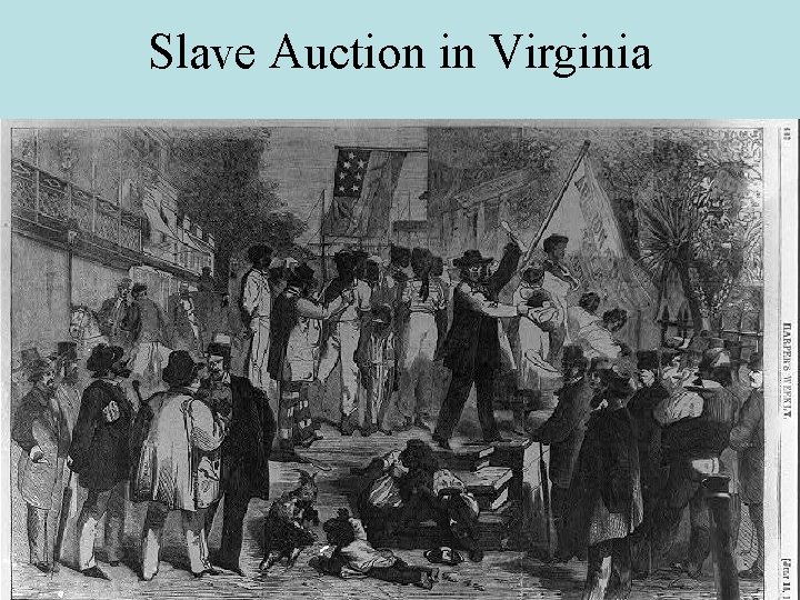 Slave Auction in Virginia 