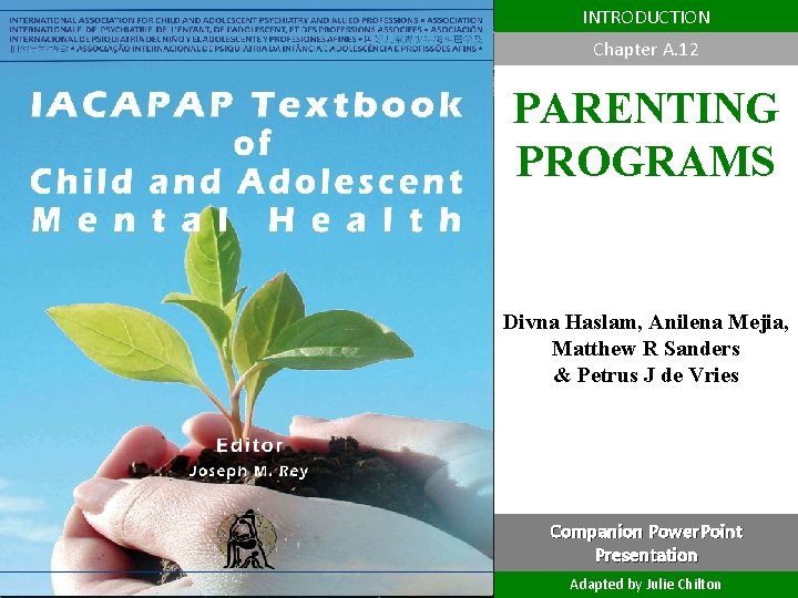 INTRODUCTION Chapter A. 12 PARENTING PROGRAMS Divna Haslam, Anilena Mejia, Matthew R Sanders &