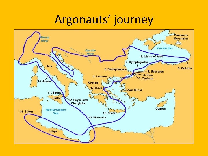 Argonauts’ journey 