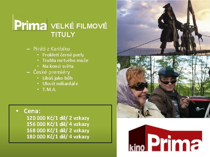 VELKÉ FILMOVÉ TITULY – Piráti z Karibiku • Prokletí černé perly • Truhla mrtvého