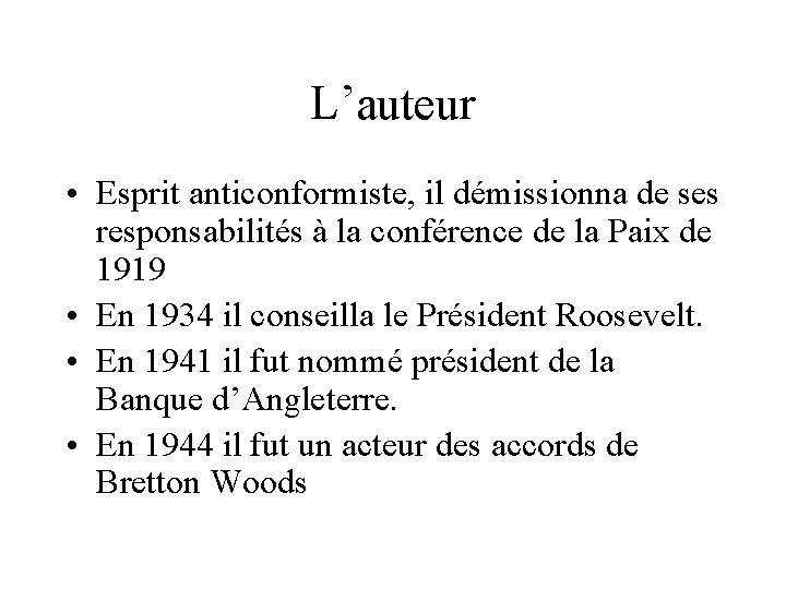 L’auteur • Esprit anticonformiste, il démissionna de ses responsabilités à la conférence de la L’auteur • Esprit anticonformiste, il démissionna de ses responsabilités à la conférence de la