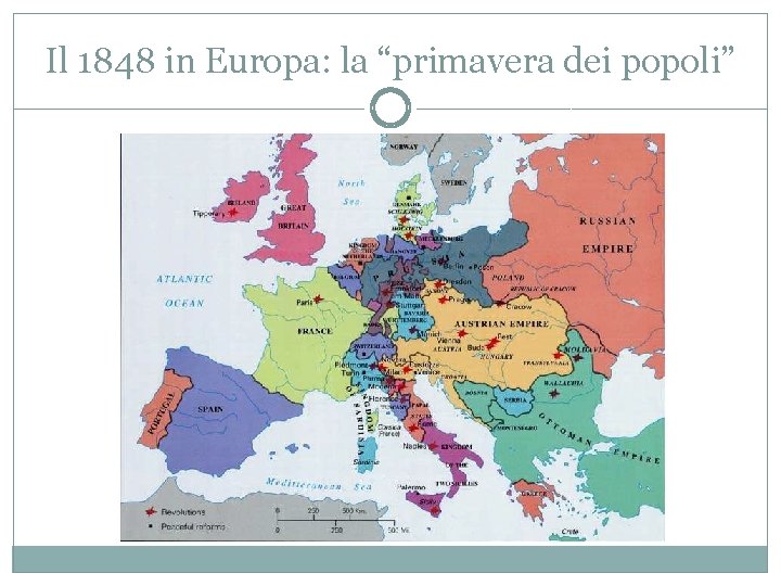Il 1848 in Europa: la “primavera dei popoli” 