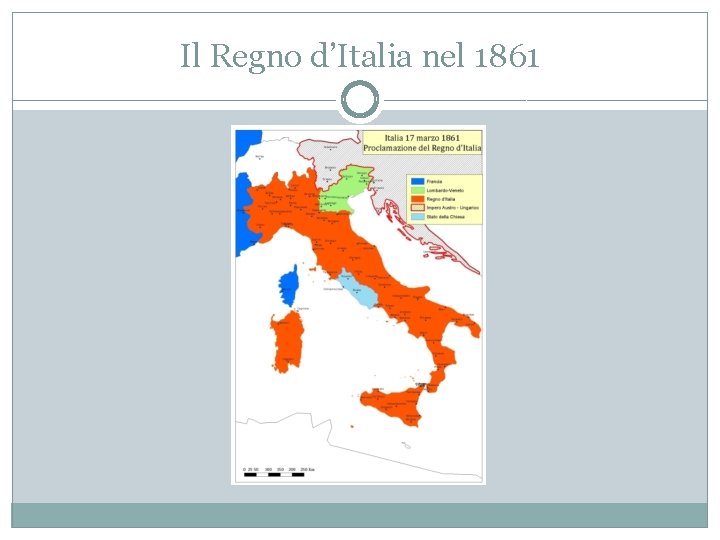 Il Regno d’Italia nel 1861 