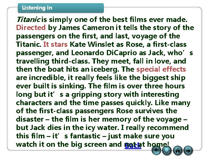 Listening in Titanic is simply one of the best films ever made. Directed by Listening in Titanic is simply one of the best films ever made. Directed by