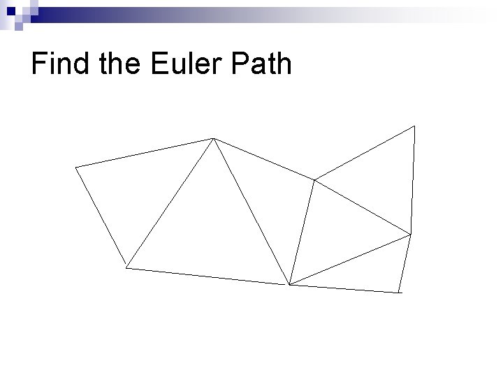 Find the Euler Path 