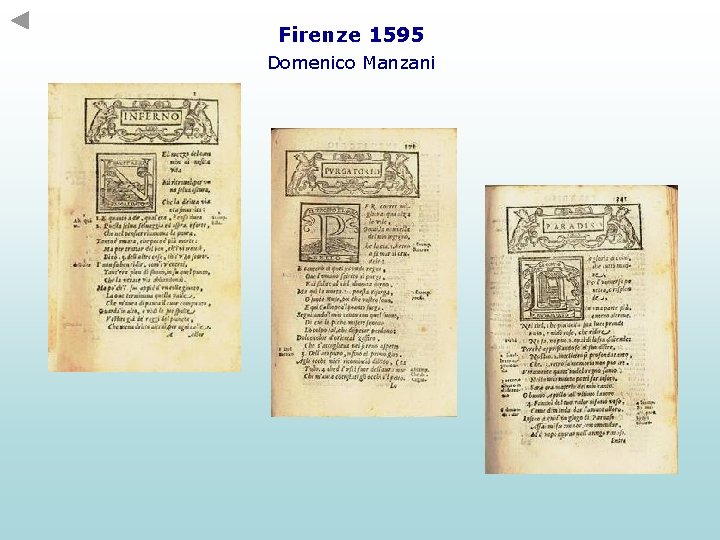 Firenze 1595 Domenico Manzani 