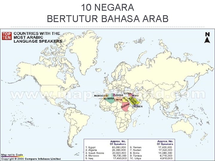 10 NEGARA BERTUTUR BAHASA ARAB 