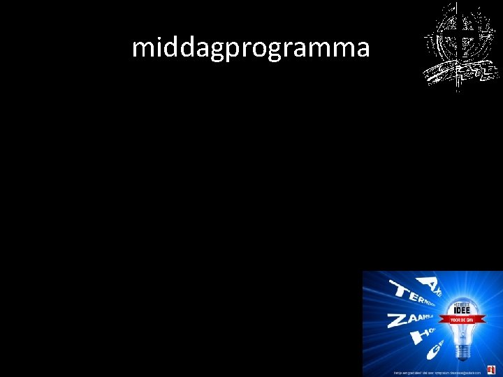 middagprogramma 