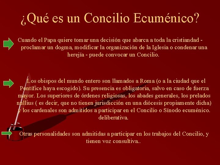 ¿Qué es un Concilio Ecuménico? Cuando el Papa quiere tomar una decisión que abarca