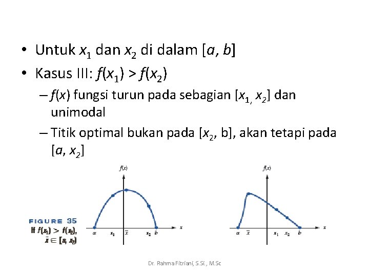  • Untuk x 1 dan x 2 di dalam [a, b] • Kasus