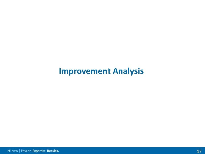 Improvement Analysis 17 