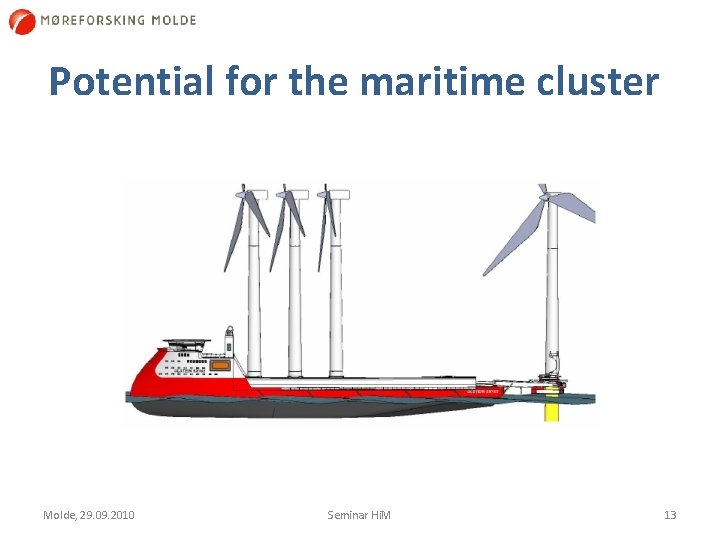 Potential for the maritime cluster Molde, 29. 09. 2010 Seminar Hi. M 13 