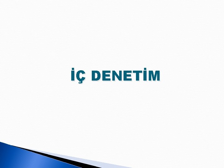 İÇ DENETİM 