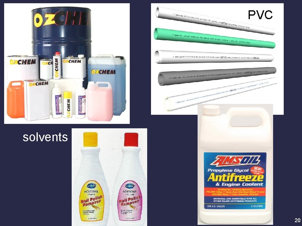 PVC solvents 20 