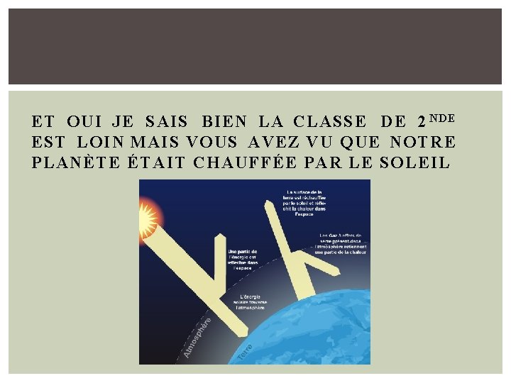ET OUI JE SAIS BIEN LA CLASSE DE 2 N D E EST LOIN
