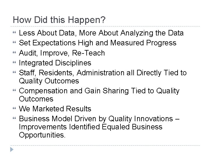 How Did this Happen? Less About Data, More About Analyzing the Data Set Expectations