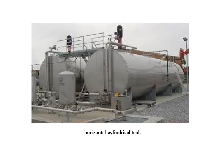 horizontal cylindrical tank 