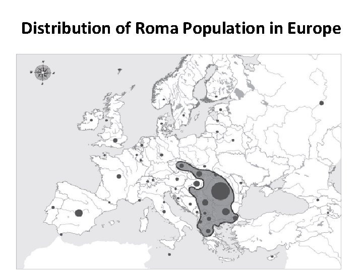 Distribution of Roma Population in Europe 