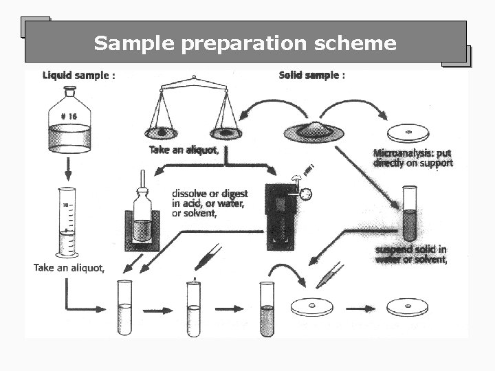 Sample preparation scheme 