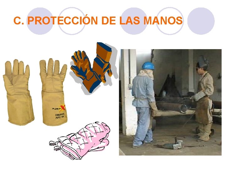 C. PROTECCIÓN DE LAS MANOS 
