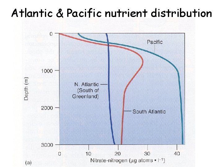 Atlantic & Pacific nutrient distribution 