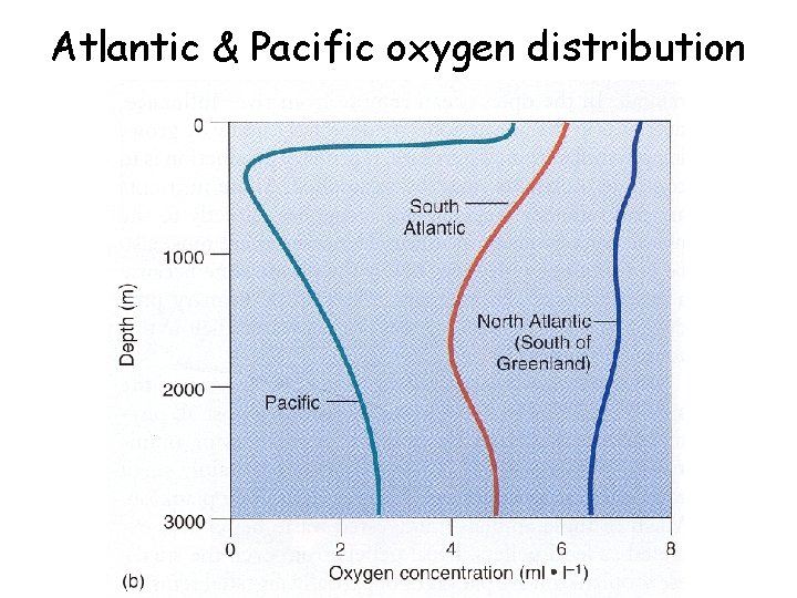 Atlantic & Pacific oxygen distribution 