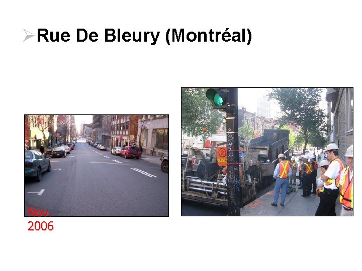 ØRue De Bleury (Montréal) Nov. 2006 