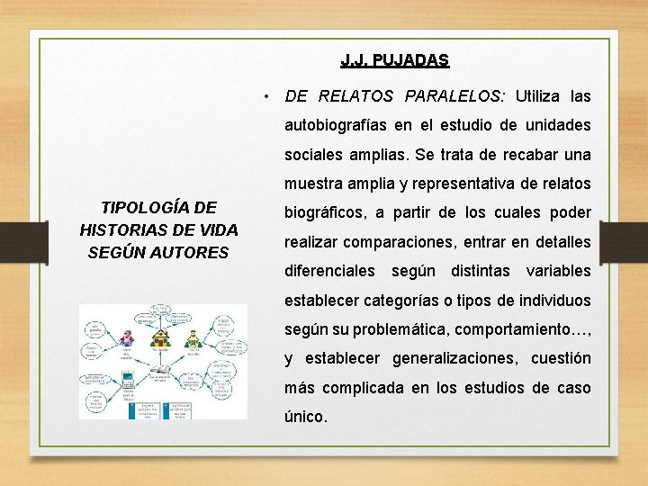 J. J. PUJADAS • DE RELATOS PARALELOS: Utiliza las autobiografías en el estudio de